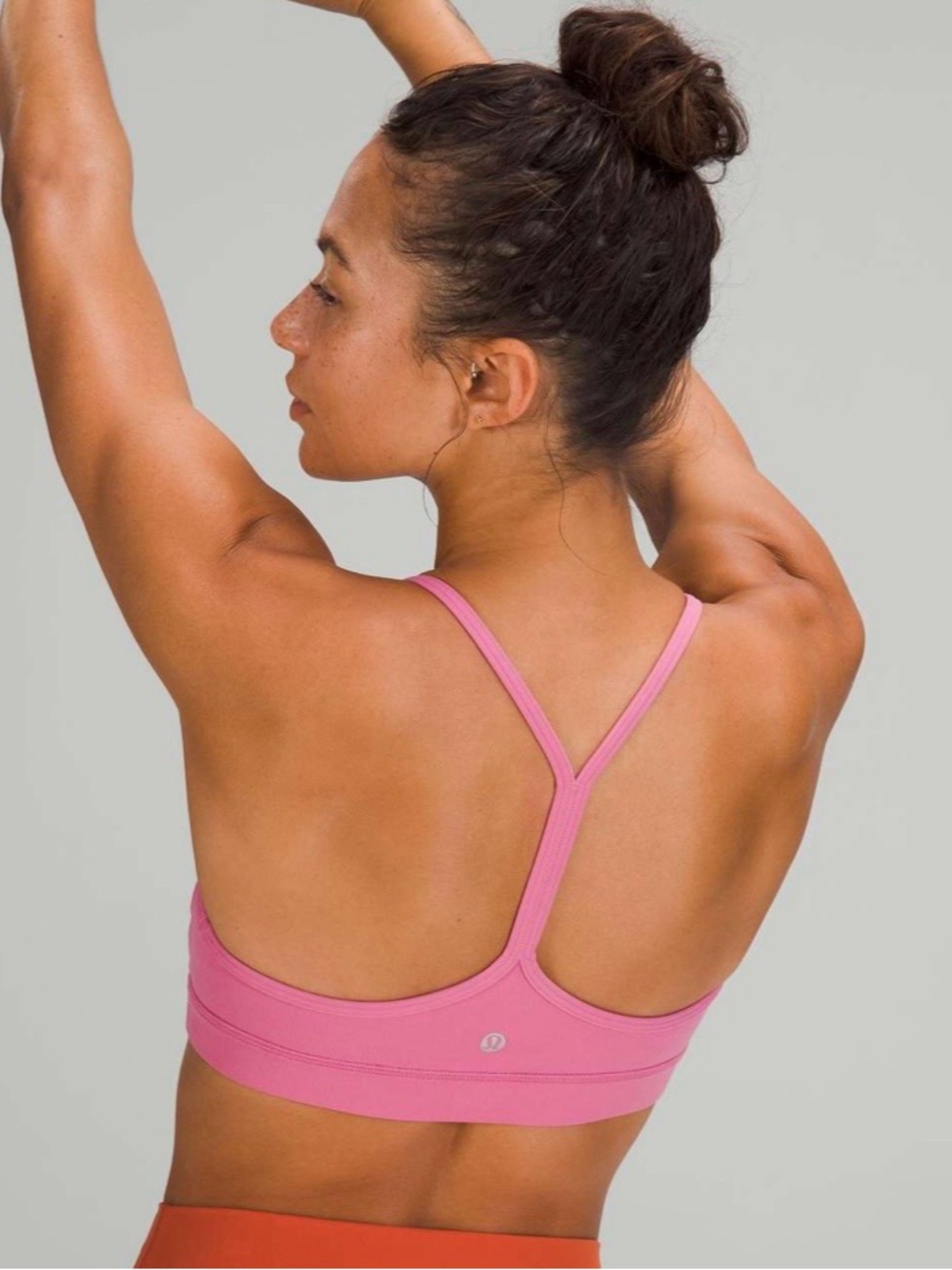 LULULEMON Flow Y Nulu Bra Pink